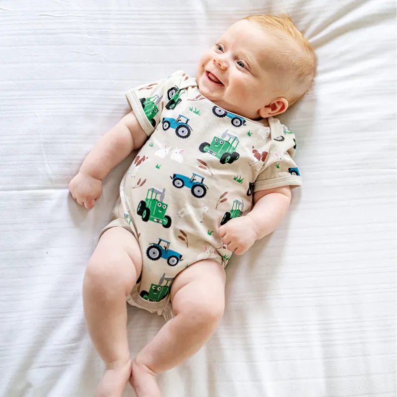 Tractor Ted Baby Vest-1